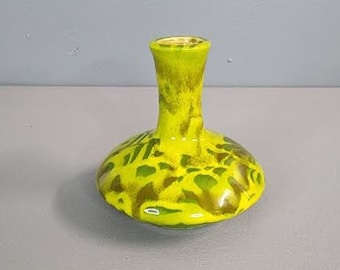 Green Drip Glaze Pottery Vase