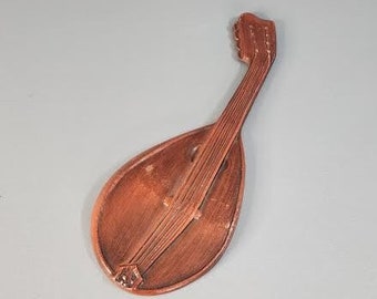 Vintage Royal Cast Metal Mandolin Wall Art