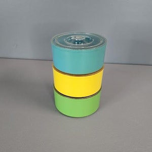 Set of 3 Retro Wilson Mfg Plastic Kitchen Containers