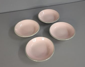 One Harkerware Pink and Grey 5.25" Bowl Multiples Available