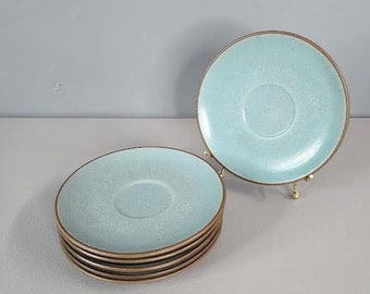 One Heath Ceramics Turquoise Saucer Plate Multiples Available