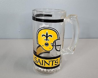 Vintage NFL Football New Orleans Saints Beer Mug