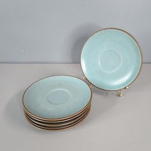 One Heath Ceramics Turquoise Saucer Plate Multiples Available
