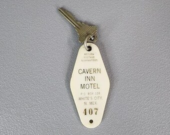 Vintage Cavern Inn Motel White's City, NM Room #407 Key