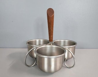 Retro Stainless Condiment Set