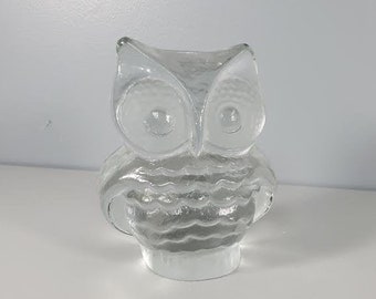 Glass Owl Bookend