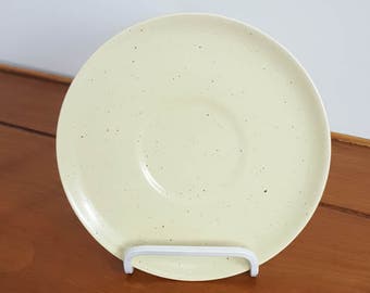 Laurel of California "Life" Yellow Saucer Plate