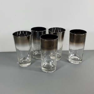 Set of 5 Dorothy Thorpe Highball Drinking Glasses