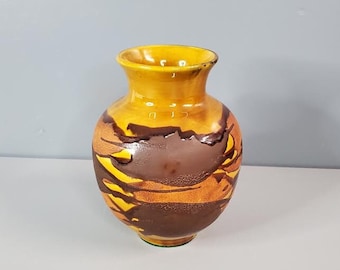 Large Royal Haeger Earth Wrap Pottery Vase