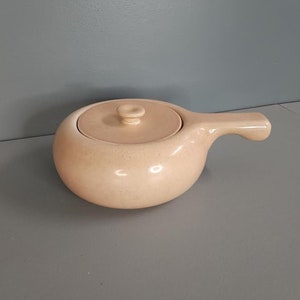 Russel Wright Coral Covered Casserole Bowl