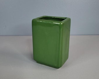 Mid Century Green Planter Vase
