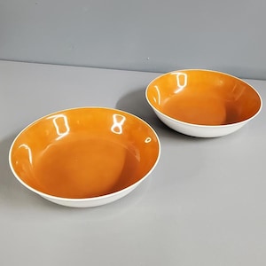 One Thomas & Co Fraser China &quot;Orange Sheba&quot; 9&quot; Bowl
