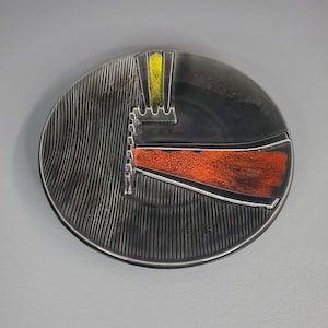 Large California USA Pottery Ashtray A 55