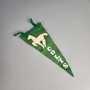 Vintage Colts Souvenir Felt Pennant Flag