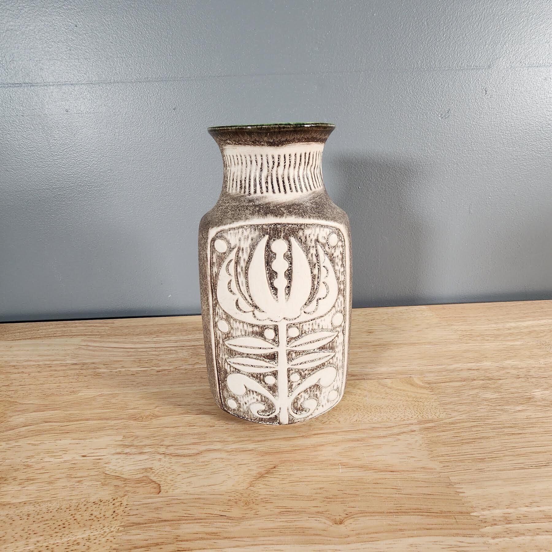 Bay Keramik 96/25 WGP Pottery Vase West German Pottery - Etsy