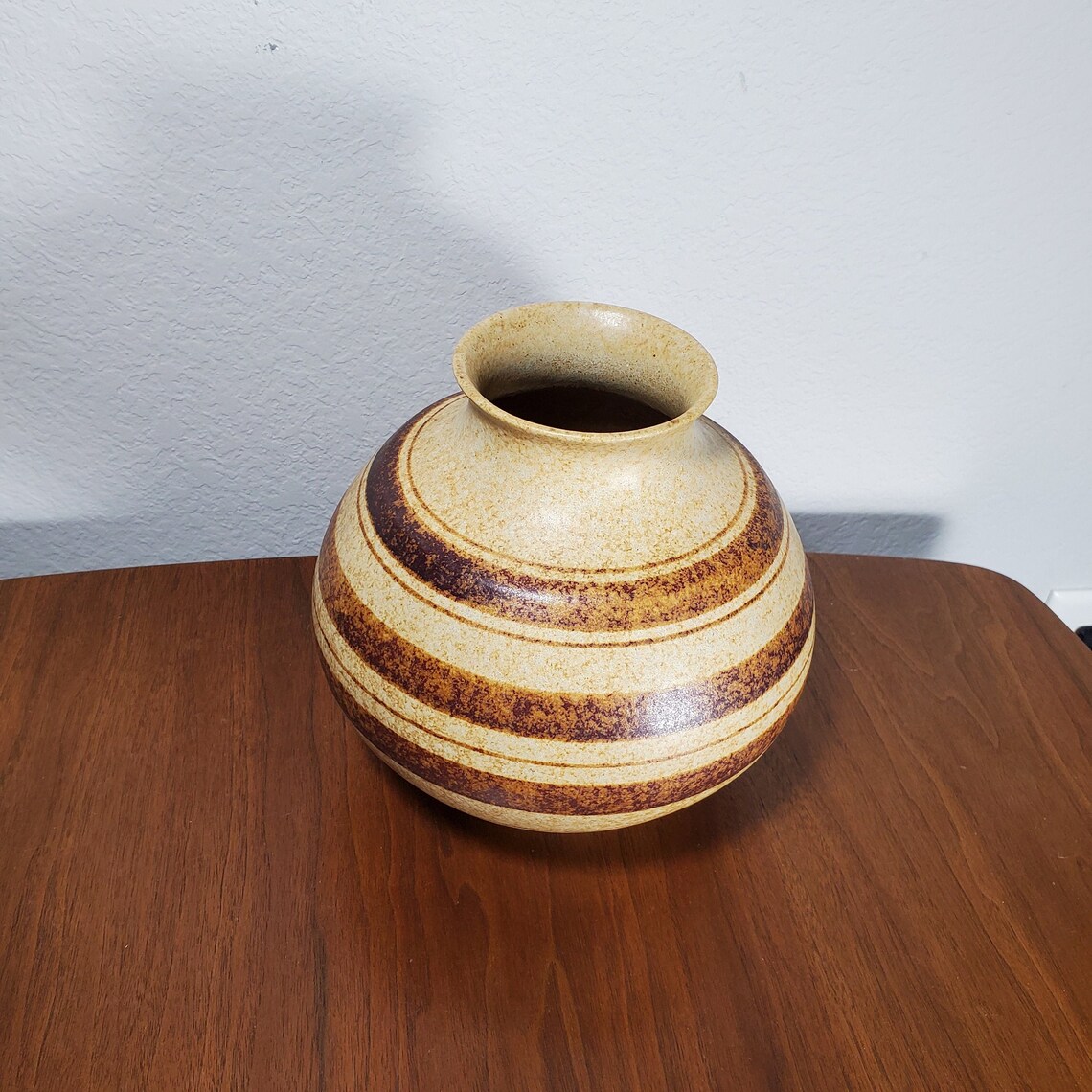 Large Pottery Craft USA Vase Etsy