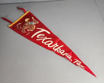 Vintage 1950s Novelty Souvenir Wool Felt Pennant: Alcatraz Class