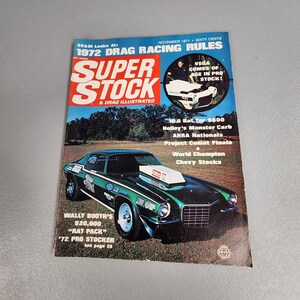 Vintage Super Stock Magazine November 1971