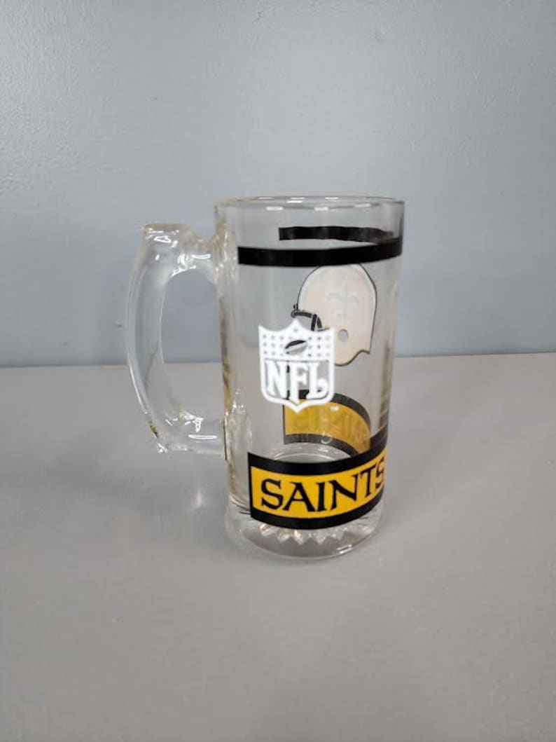 Vintage NFL Football New Orleans Saints Beer Mug - Etsy
