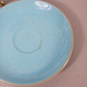 Set of 2 Harkerware Blue Saucer Plates image 2