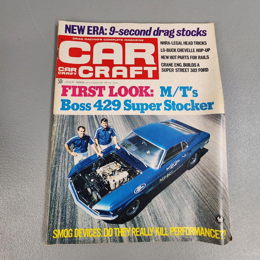 Vintage Car Craft Magazine July 1969 Etsy