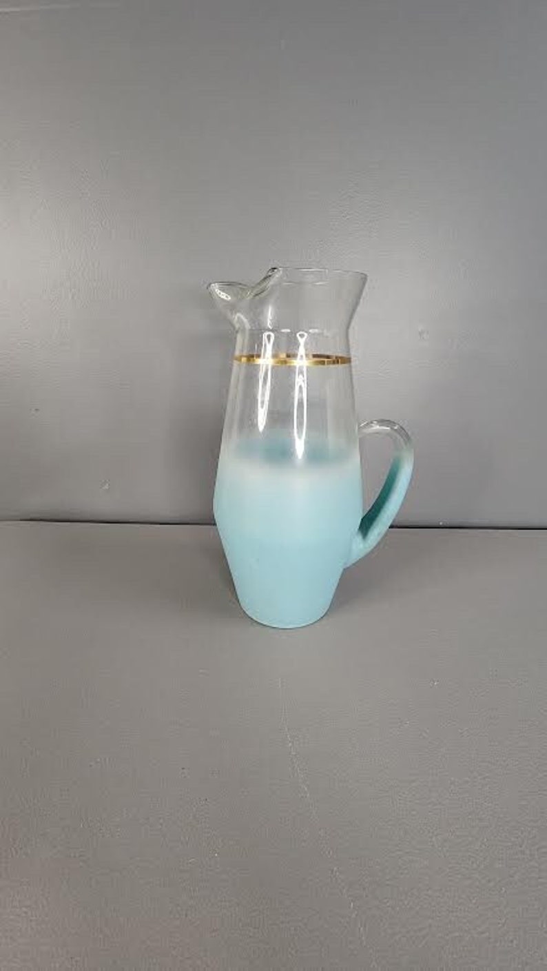 Blendo Frosted Blue Pitcher image 1
