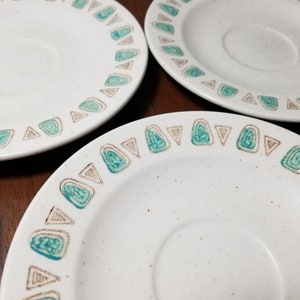 Set of 3 Metlox Poppytrail Navajo Saucer Plates image 2