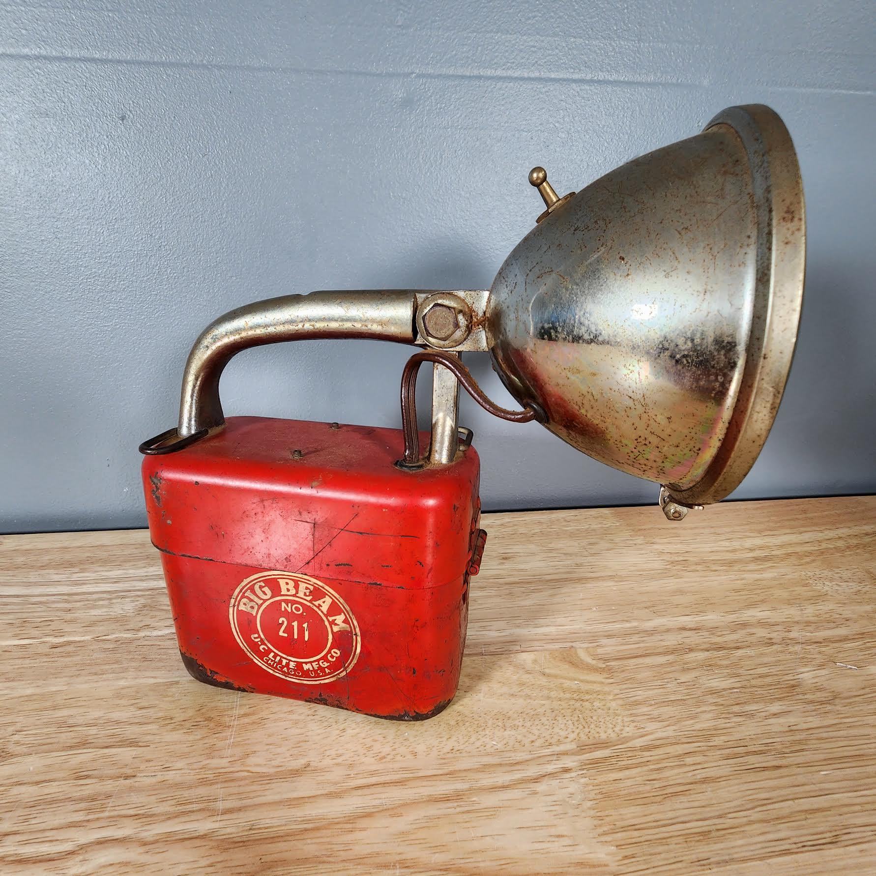 Vintage Big Beam No. 211 Flashlight - Etsy