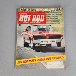Hot Rod Magazine September 1968