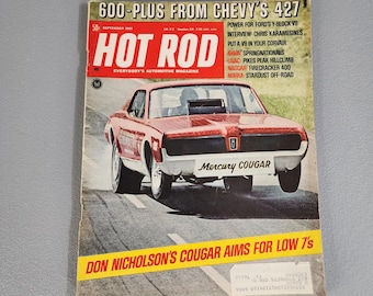 Hot Rod Magazine September 1968