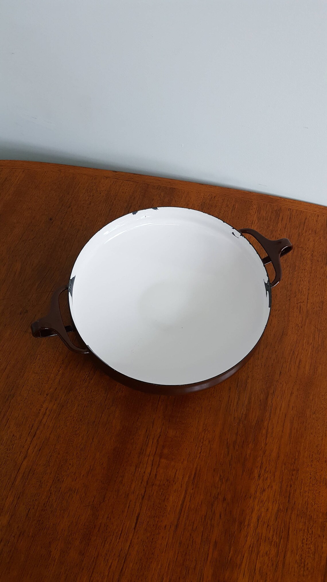 Dansk Kobenstyle Brown Enamel Paella Pan Etsy