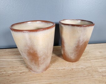 Frankoma Pottery 5L Mugs Set of 2