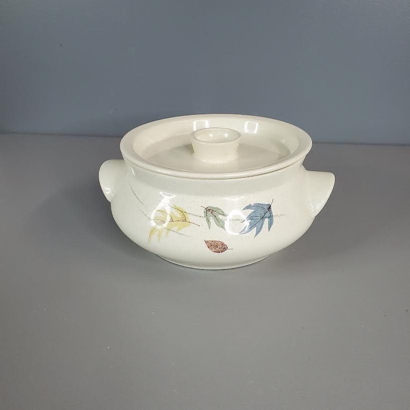Franciscan Autumn Leaves Lidded Handled Casserole Bowl
