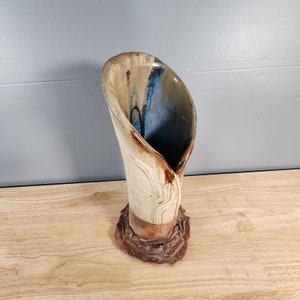 Ceramic Pottery Sculpture Signed 14&quot; Tall