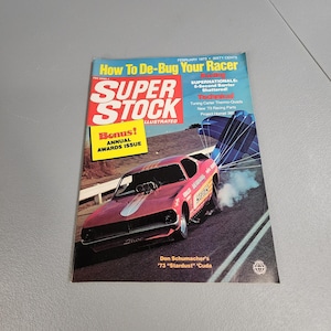 Vintage Super Stock Magazine February 1973