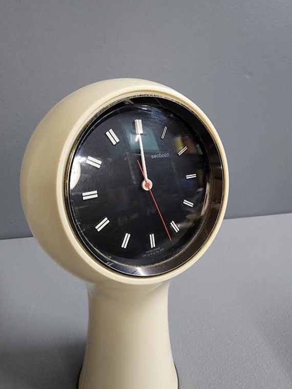 Modernist Italian Design Secticon Clock Angelo Mangiarotti - Etsy 日本