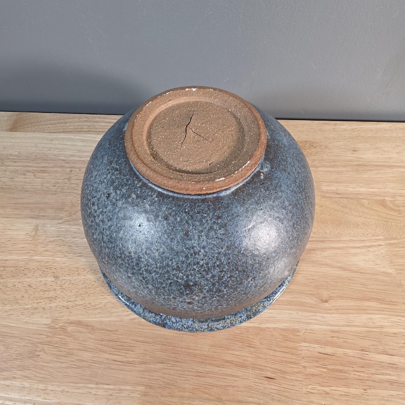 Large Glazed Stoneware Studio Pottery Bowl - Etsy