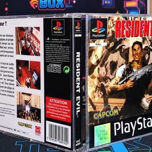 Resident Evil (PS1) - Vervangende hoes en cover "The Retro Box" | Bescherming en decoratie voor retro gaming