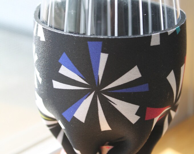 Wine Glass Koozie Cozy Woozie Works With Red & White Wine Etsy