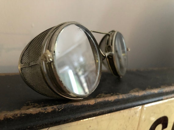 Steampunk Glasses Welder's Glasses Metal Screen Pr