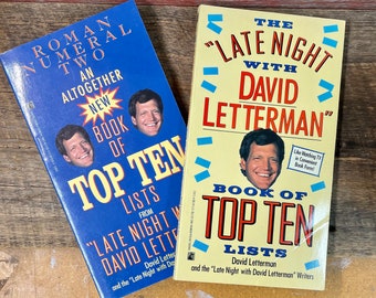 Book TV Comedy David Letterman Late Night With Top Ten List 90s Late Night Show Late Night TV Television Comedy TV Talk Show Host Talk Show