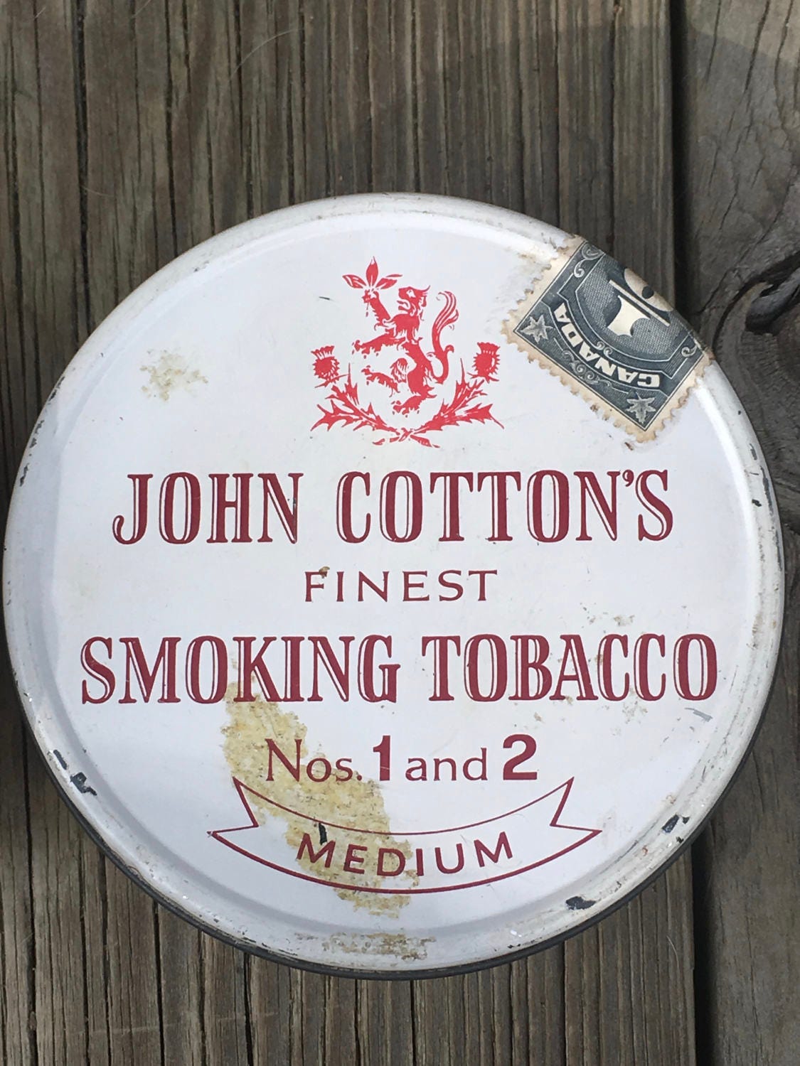 john cotton tobacco Tobacco Tin John Cotton's Nos. 1&2 the Balkan Sobranie Smoking Mixture Tin  Retro Advertising Tobacciana Pipe Tobacco London England Germany