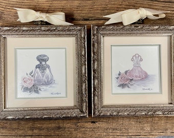 * antique picture ❀* 女の子とワンちゃんのいる 版画プリント il_340x270.3876904131_ts98.jpg