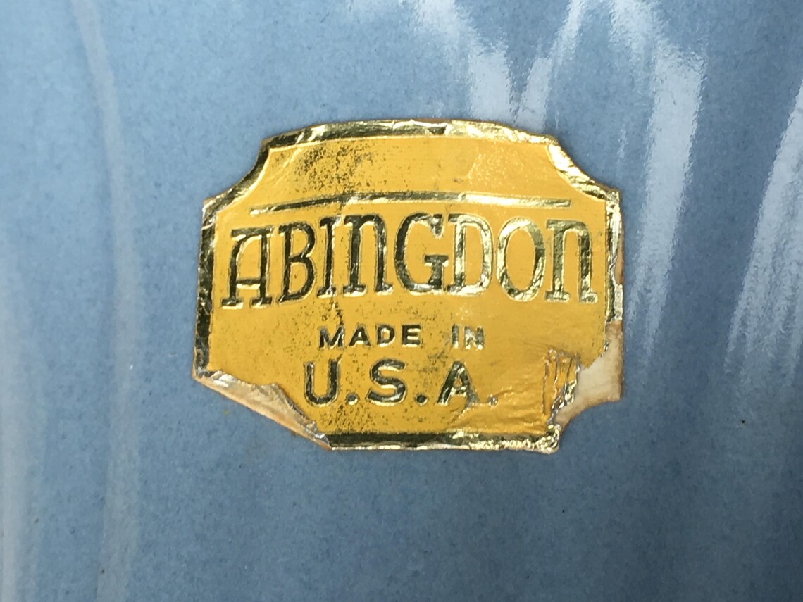 Abingdon Pottery Powder Blue 1940s Vase Cottage Bedroom Decor Etsy