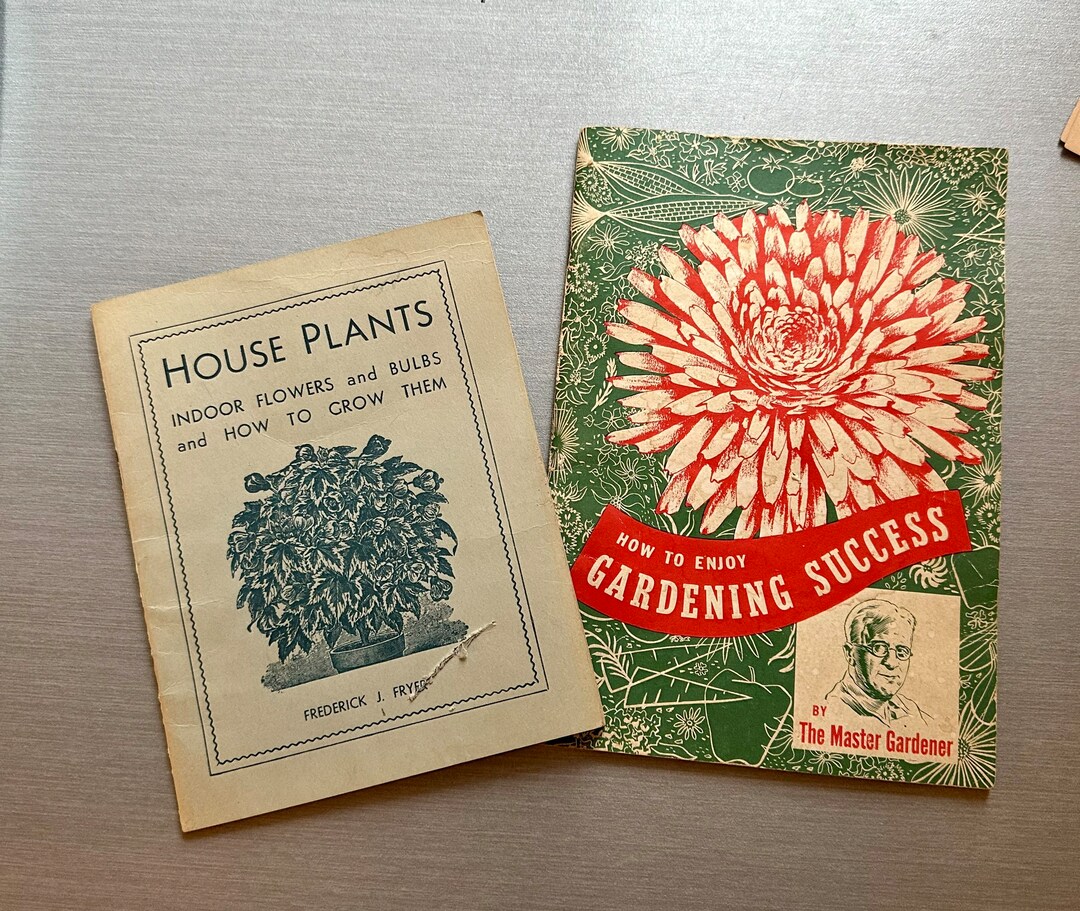 Book Booklet Gardening House Plants Indoor Flowers Bulbs How to Grow ...