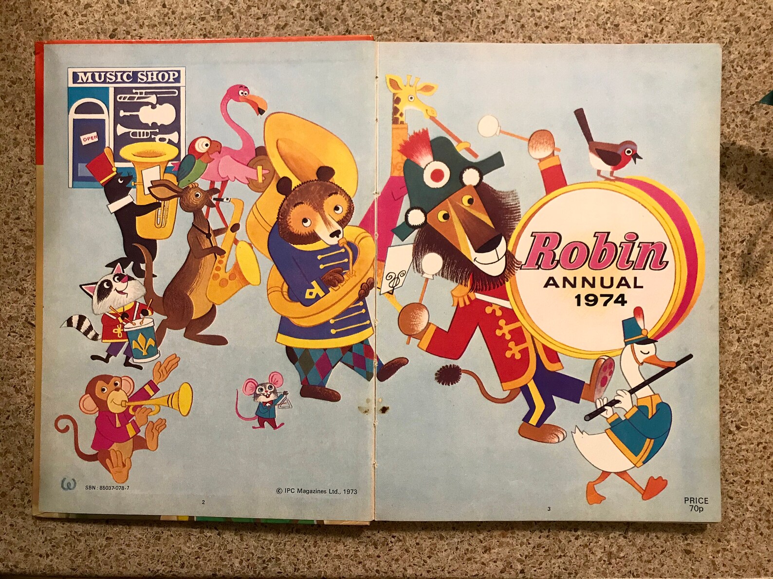 Book Children's Book Annual Cartoon Stories Illustrated Etsy