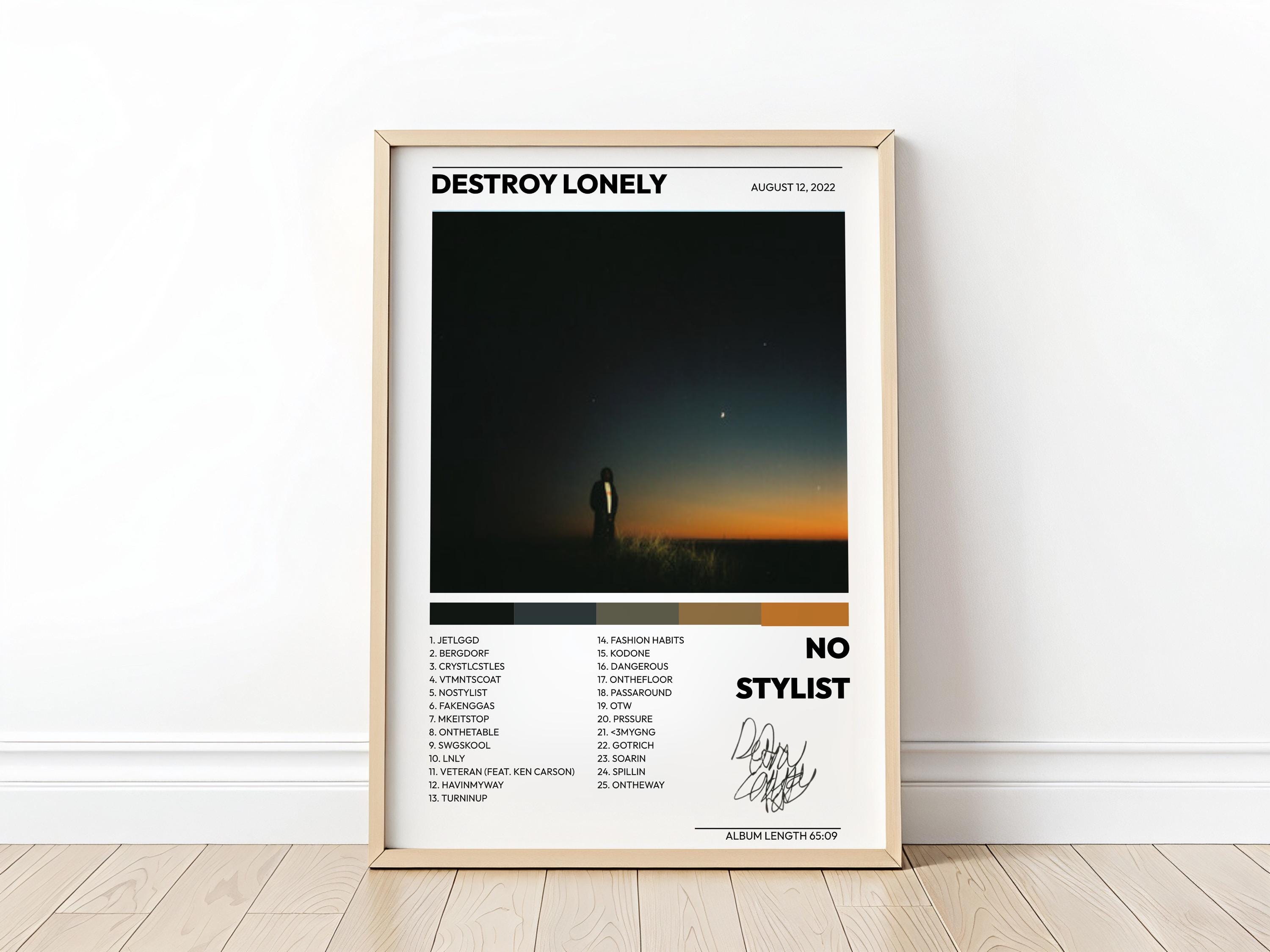 Destroy Lonely Album Cover - Etsy