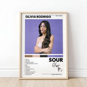 Olivia Rodrigo　Sour　直筆サイン入りアートカード Olivia Sour Signed - Etsy