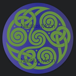 Celtic Triple Knot Sticker Circle 3&quot; Free Shipping