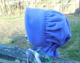 Lavender winter bonnet, Amish winter bonnet, Winter hat, polar fleece bonnet, purple bonnet, pink bonnet, winter bonnet, polar fleece,fleece